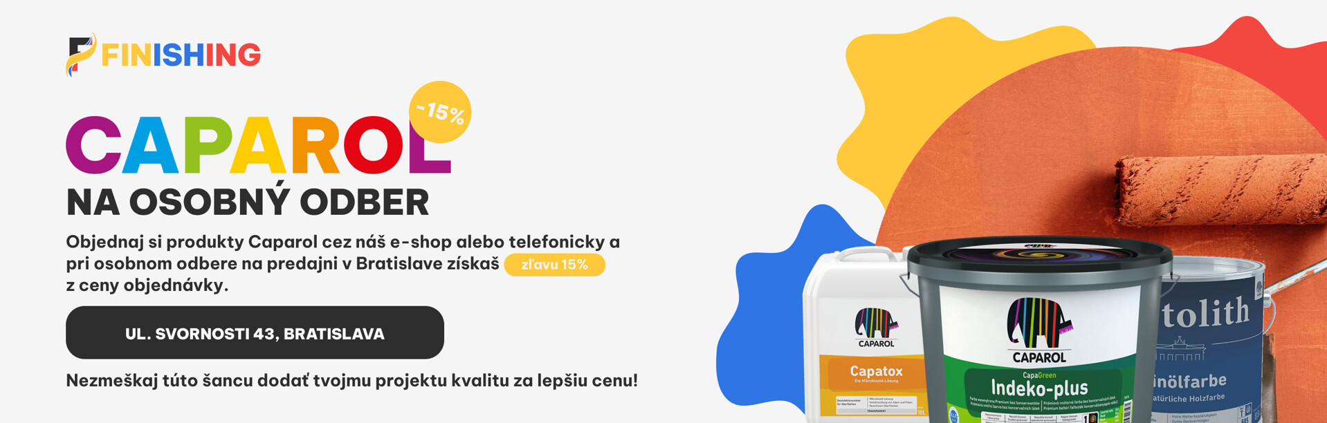 Novinka! Miešame nátery CAPAROL!