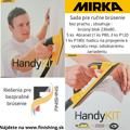 Súprava na ručné brúsenie HANDY 80x230 mm