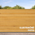 Drevený plot ošetrený Osmo Jednovrstvovou lazúrou HS Plus 9221 Borovica – ilustračná ukážka matného povrchu v exteriéri