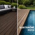 Drevená terasa ošetrená Osmo Terasovým olejom 021 Dub bahenný