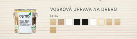 Osmo DEKORAČNÝ vosk striekateľný 3066 odtieň : biely transparentný