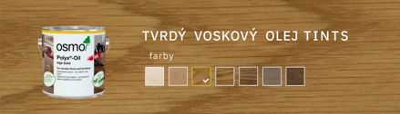 Osmo Tvrdý voskový olej FAREBNÝ 3071 medová