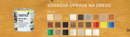Osmo Dekoračný vosk transparentný 3103 dub svetlý.