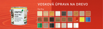 Osmo Dekoračný vosk intenzívne odtiene 3104 červená