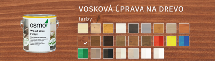 Osmo Dekoračný vosk transparentný 3138 mahagon