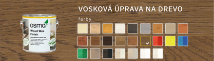 Osmo Dekoračný vosk Transparentný 3168 dub antický