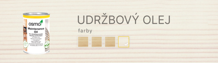 Osmo Údržbový olej 3440 biely transparentný
