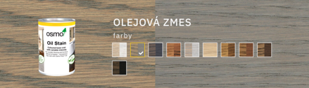 Osmo Olejové moridlo 3512 odtieň strieborno-sivá