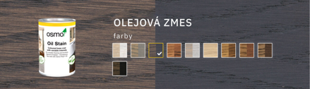 Osmo Olejové moridlo 3514 odtieň grafit