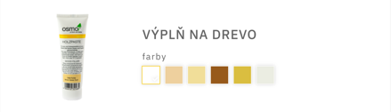OSMO Vyspravovací Tmel na drevo 7300 biely