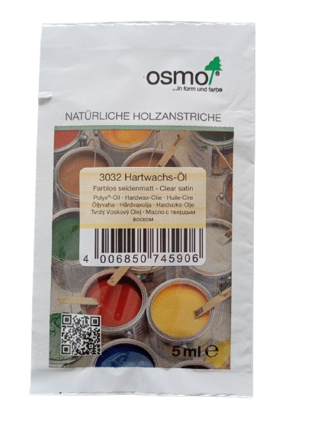 OSMO - vzorka 3032 bezfarebný, polomatný