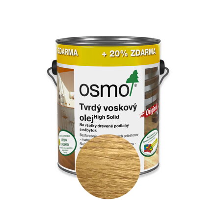 Osmo Tvrdý voskový olej ORIGINAL 3032 Bezfarebný, hodvábny polomat