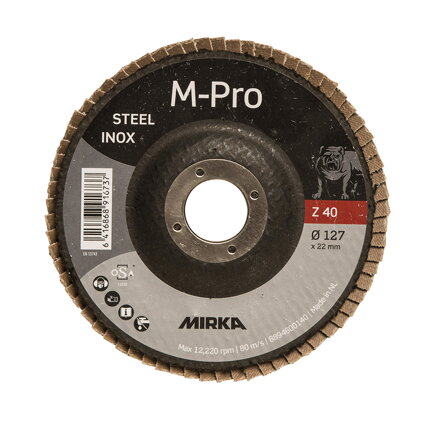 Lamelový kotúč M-PRO 127x22mm Inox ZIR 10/bal
