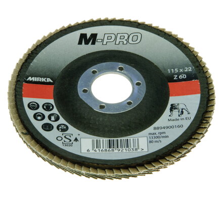 Lamelový kotúč M-PRO 115x22mm ZIR 10/bal
