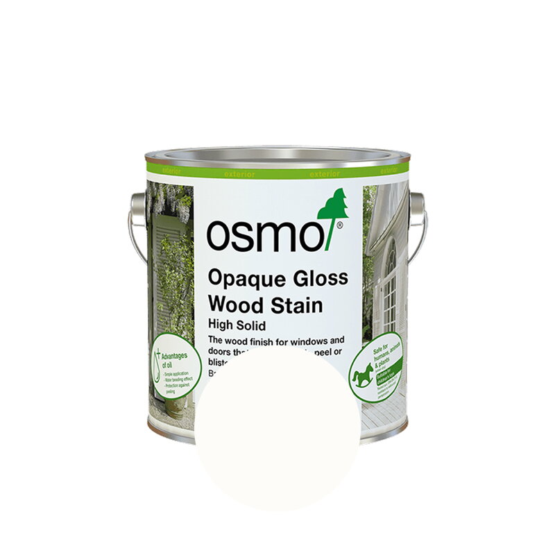 Osmo Krycia farba na drevo 2104 Biela