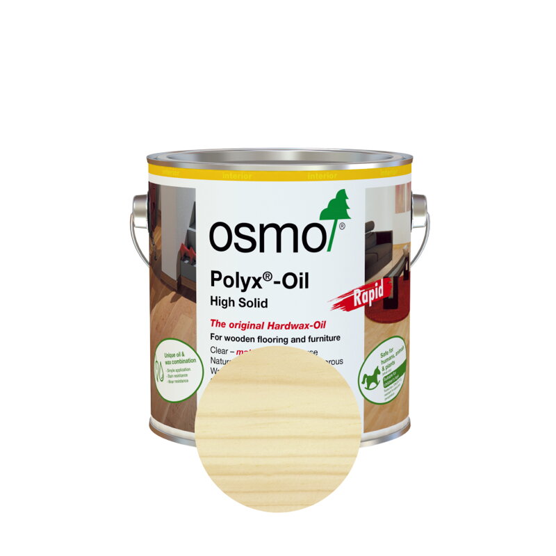 Osmo Tvrdý voskový olej RAPID 3262 Bezfarebný matný
