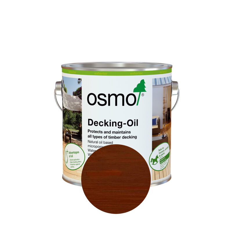 Osmo Terasový olej 016 Bangkirai tmavý - prírodný odtieň