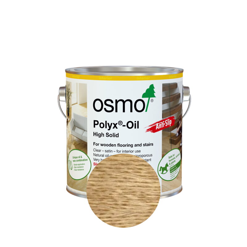 Osmo Tvrdý voskový olej protišmykový 3088 Bezfarebný