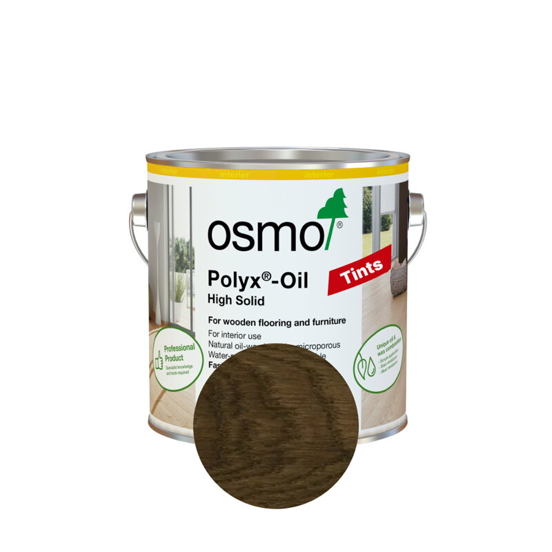 Osmo Tvrdý voskový olej FAREBNÝ 3075 Čierna