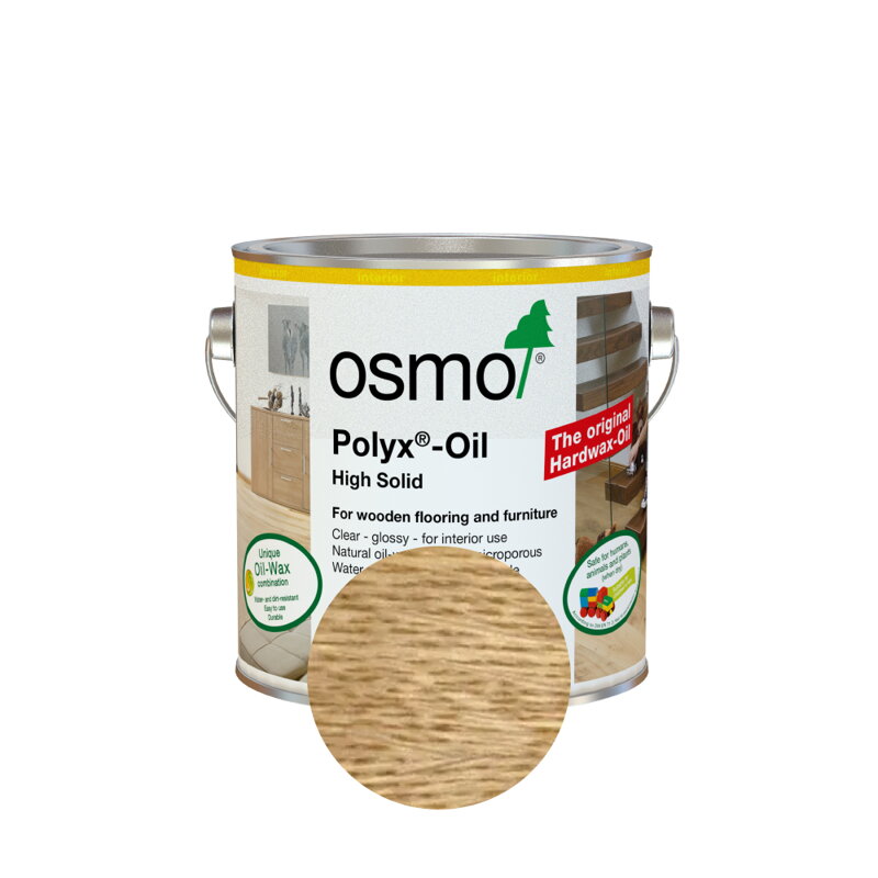 Osmo Tvrdý voskový olej ORIGINAL 3011 Bezfarebný, lesklý