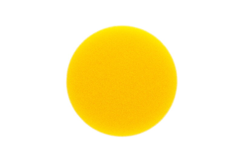 Polishing Foam Pad Ø 85 mm Yellow Flat 2/Pack