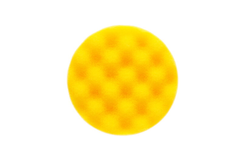 Polishing Foam Pad Ø 85 mm Yellow Waffle 2/Pack