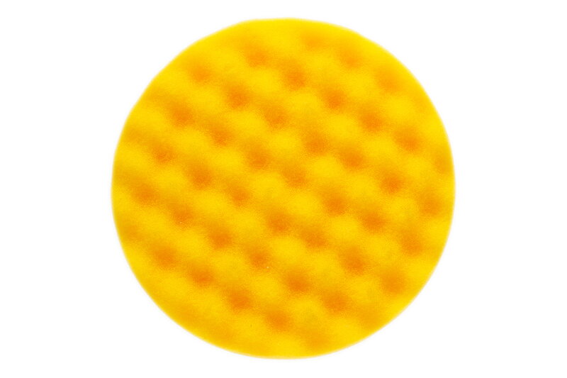 Golden Finish Pad-1 Ø 85 mm Yellow Waffle 2/Pack