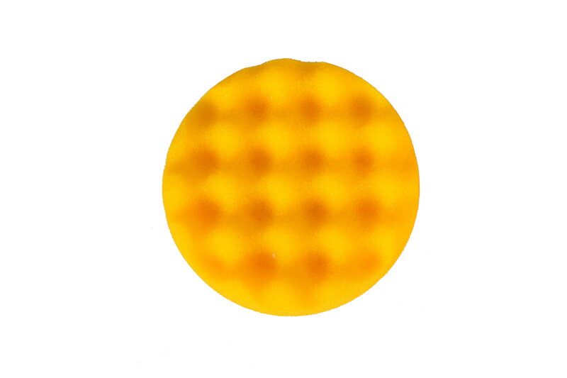Polishing Foam Pad Ø 85 mm Yellow Waffle 20/Pack