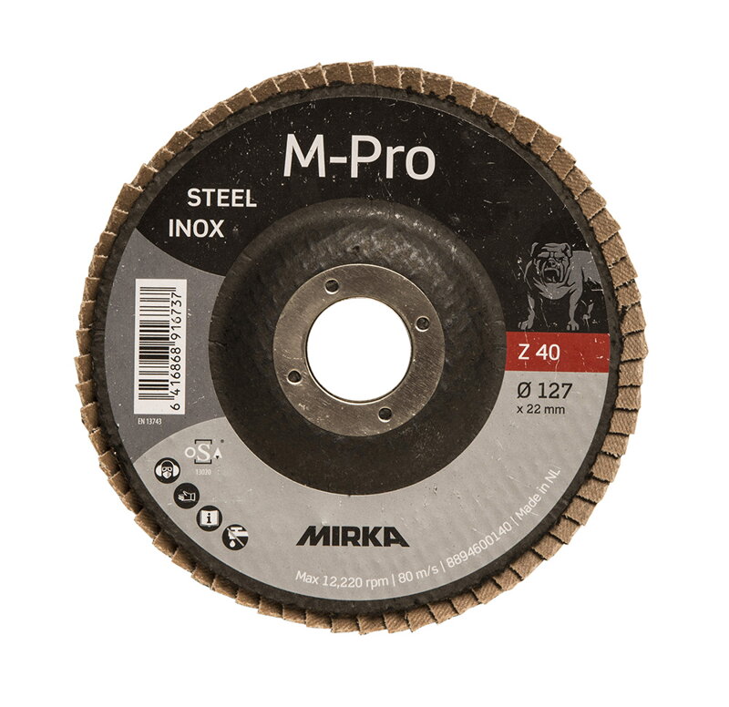 Lamelový kotúč M-PRO 127x22mm Inox ZIR 10/bal