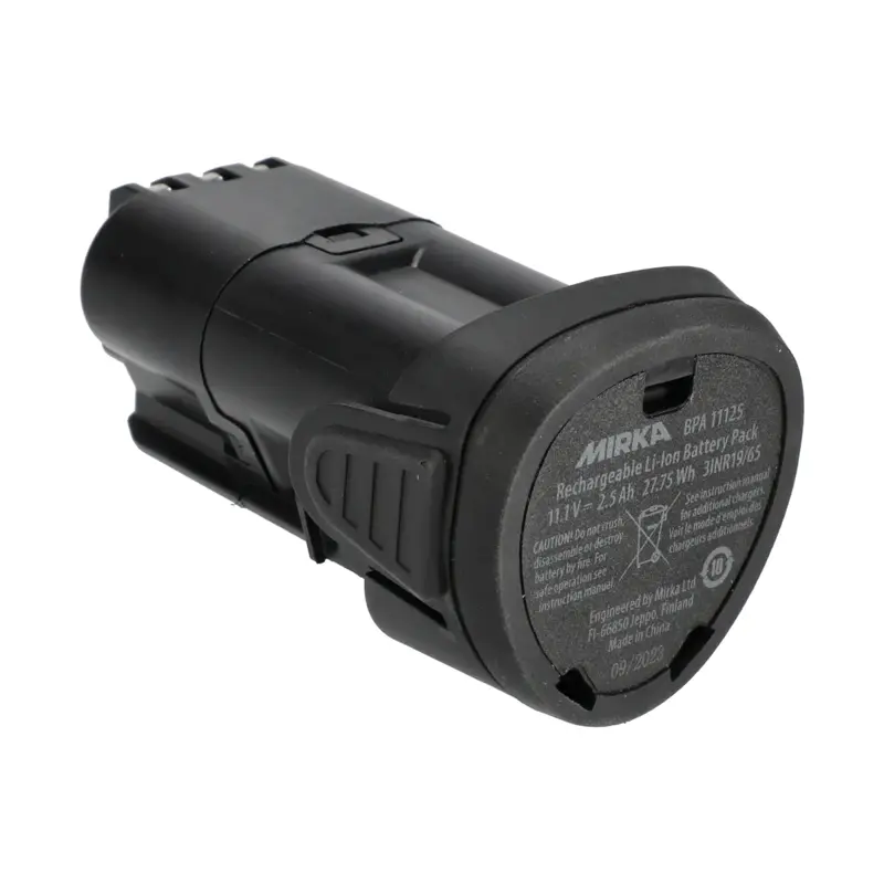 Mirka® Intelligent Battery BPA 11125 11.1V 2.5Ah Mirka® Intelligent Battery BPA 11125 11.1V 2.5Ah