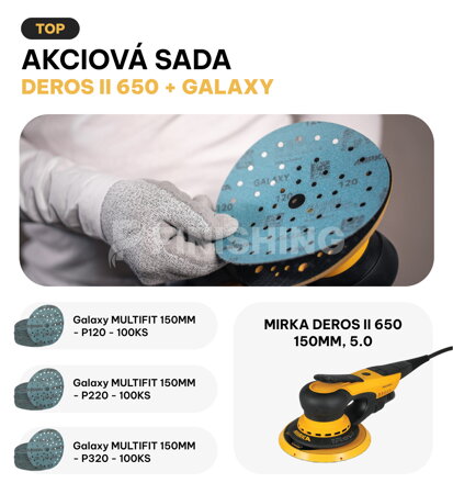 SADA DEROS II 650 150MM + BRÚSIVO GALAXY