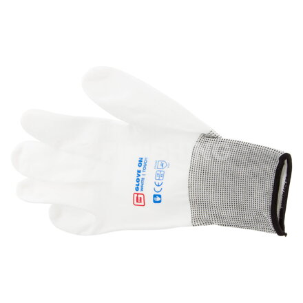 Rukavice Glove On Touch (3 kusy) biele XL
