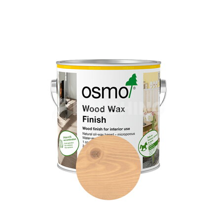 Osmo Dekoračný vosk transparentný 3102 Buk svetlý