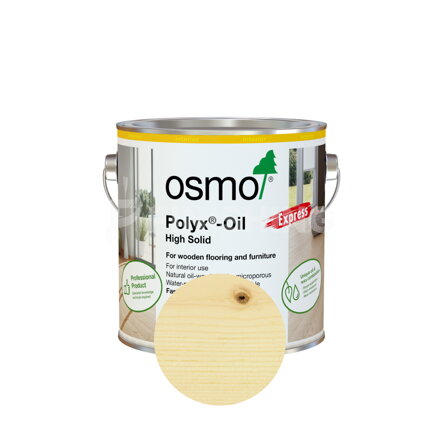 Osmo Tvrdý voskový olej EXPRES 3332 Bezfarebný polomatný