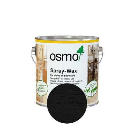 Osmo Dekoračný vosk na aplikáciu striekaním 3013 - Čierny krycí