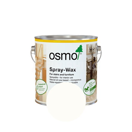 Osmo Dekoračný vosk na aplikáciu striekaním 3055 - Biely krycí
