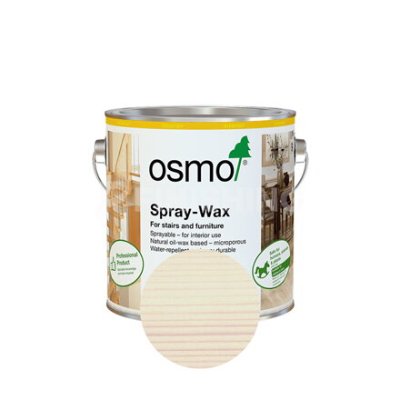 Osmo Dekoračný vosk na aplikáciu striekaním 3066 - Biely transparentný