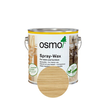 Osmo Dekoračný vosk na aplikáciu striekaním 3086 - Bezfarebný lesklý