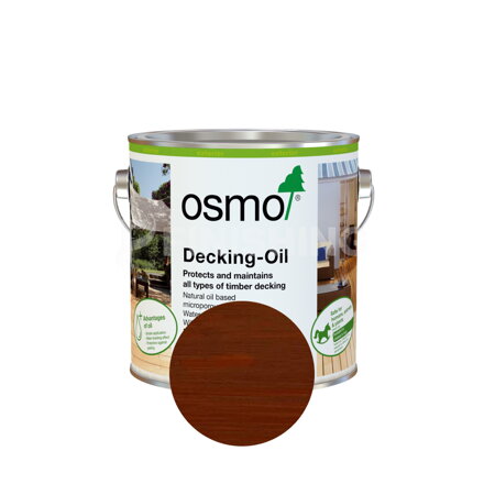 Osmo Terasový olej 016 Bangkirai tmavý - prírodný odtieň