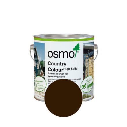 Osmo Vidiecka farba 2607 Tmavo hnedá