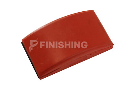 Červený gumený brúsny blok 70x125mm