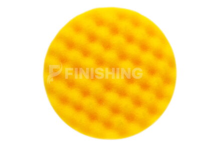 Golden Finish Pad-1 Ø 155 mm Yellow Waffle 2/Pack