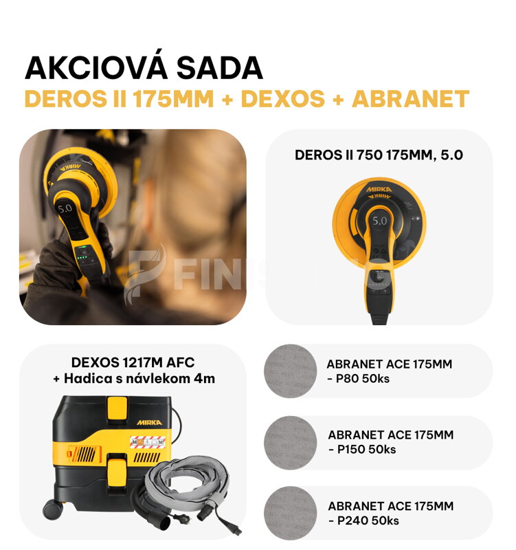 SADA DEROS II 750 175MM + DEXOS + ABRANET ACE