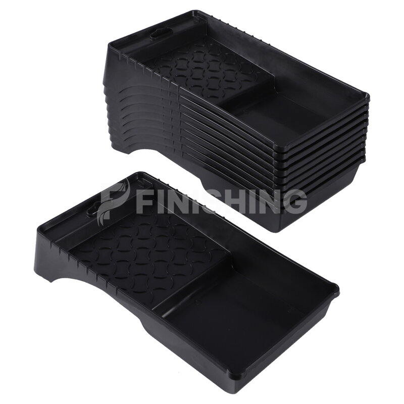 Podnos na farby Copenhagen Pro Small, 14,5x28,3 cm, čierny plast, stohovateľný