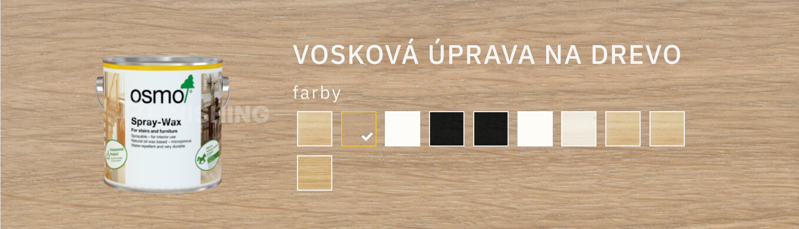 Osmo - DEKORAČNÝ PROTIŠMYKOVÝ VOSK NA APLIKÁCIU STRIEKANÍM 3010