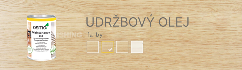 Osmo Údržbový olej 3081 hodvábny polomatný