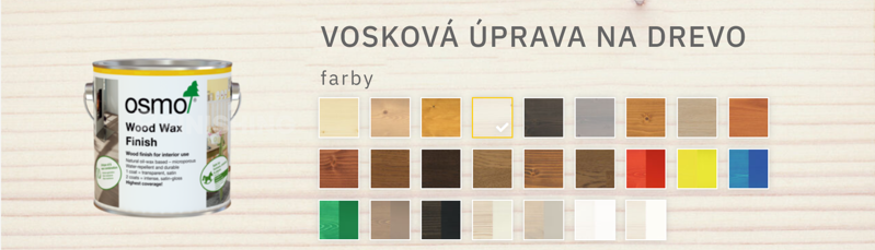 Osmo Dekoračný vosk transparentný 3111 biela .