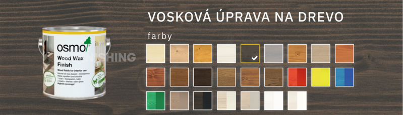 Osmo Dekoračný vosk transparentný 3118 sivý granit . 