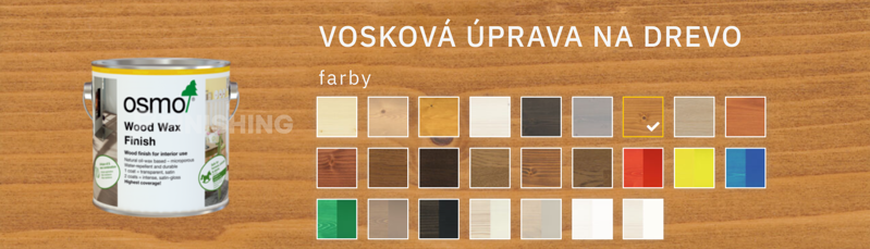 Osmo Dekoračný vosk transparentný 3123 zlatý javor.