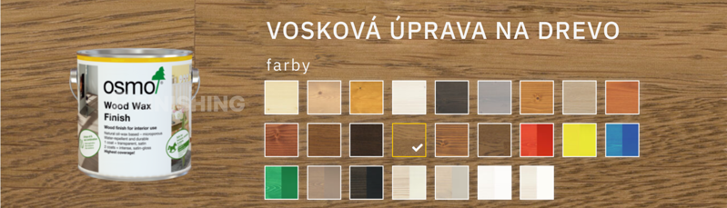 Osmo Dekoračný vosk Transparentný 3164 dub